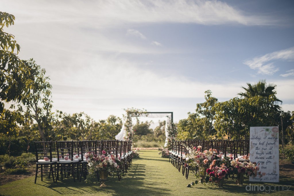 wedding of love at Flora Farms