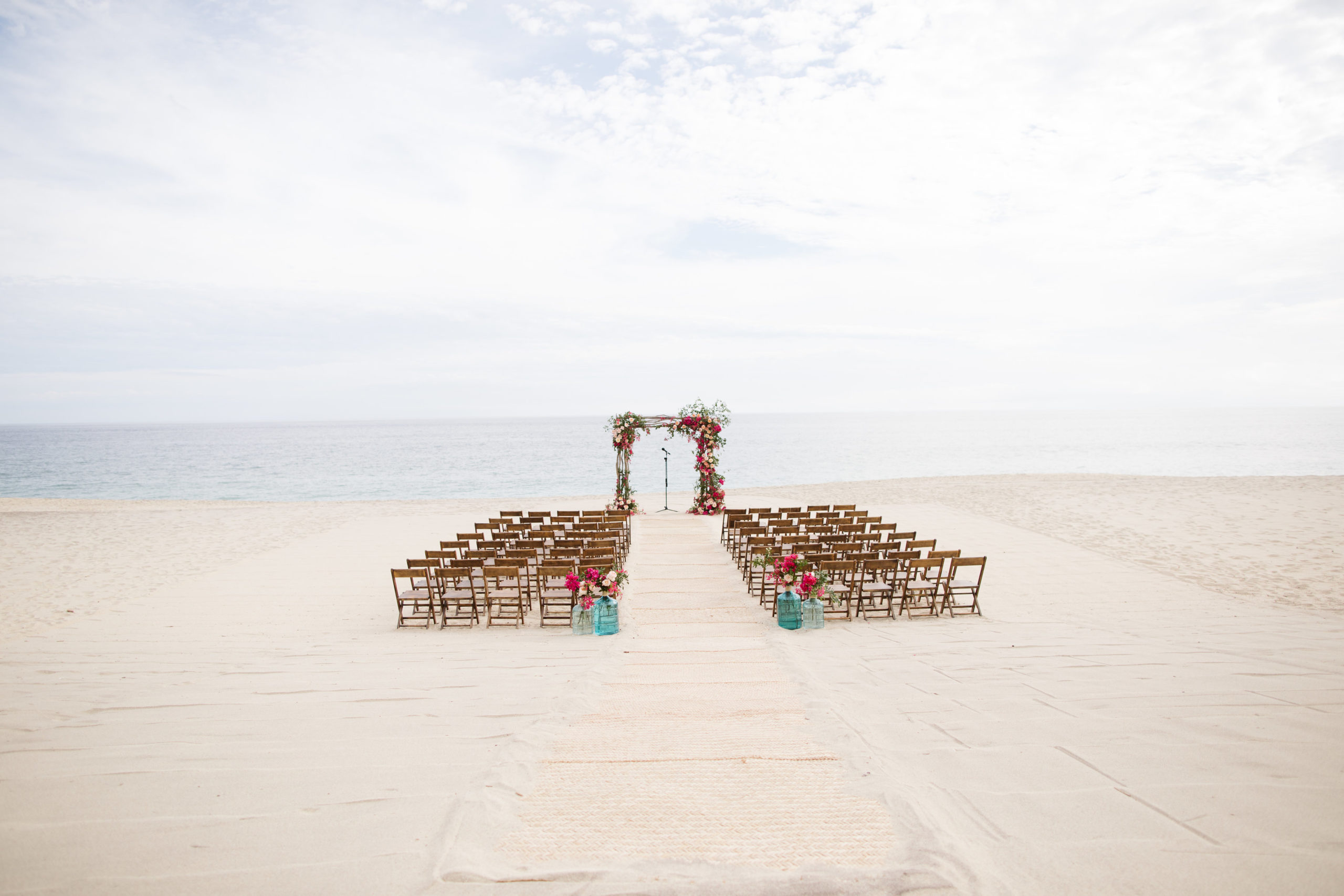 a stunning Mexican themed wedding ceremony venue