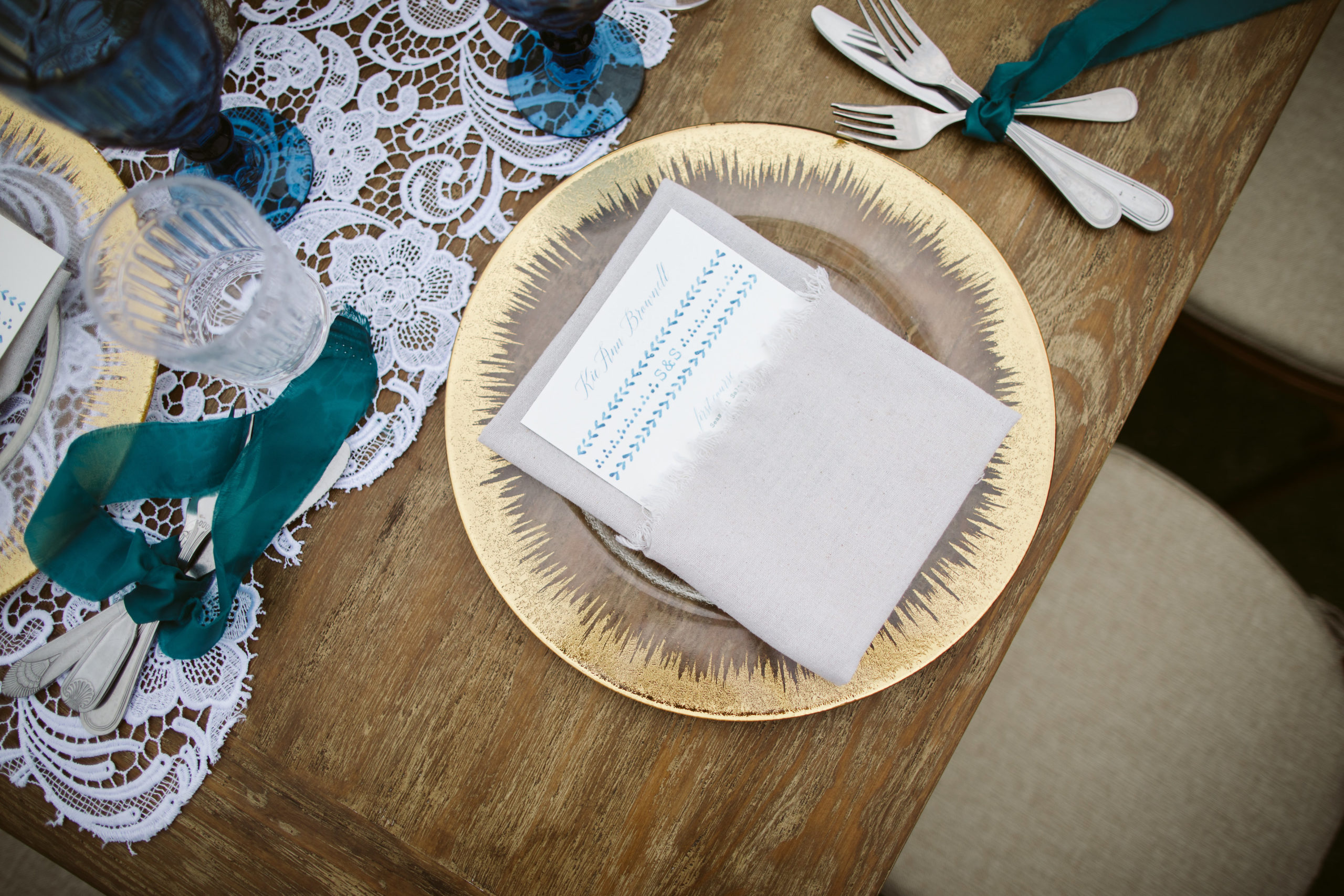 beautiful details at this Mexican themed wedding reception Flora Farms