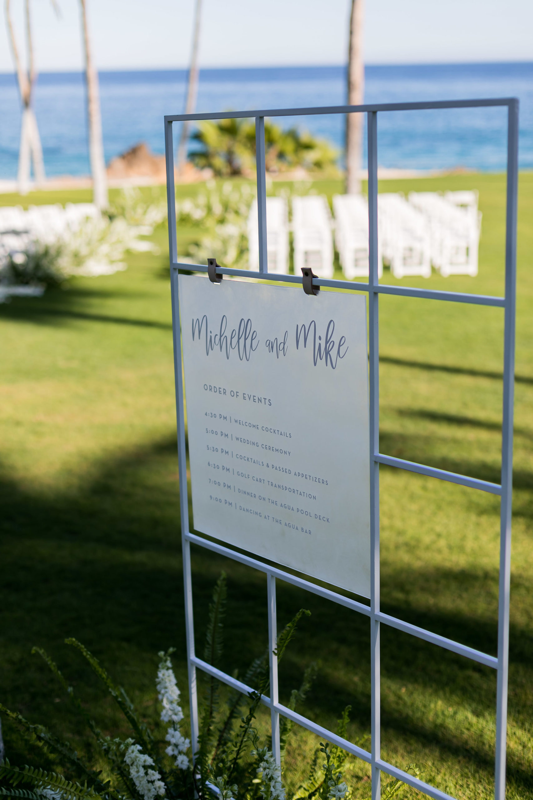 White Wedding At The One & Only Palmilla Order Of Events