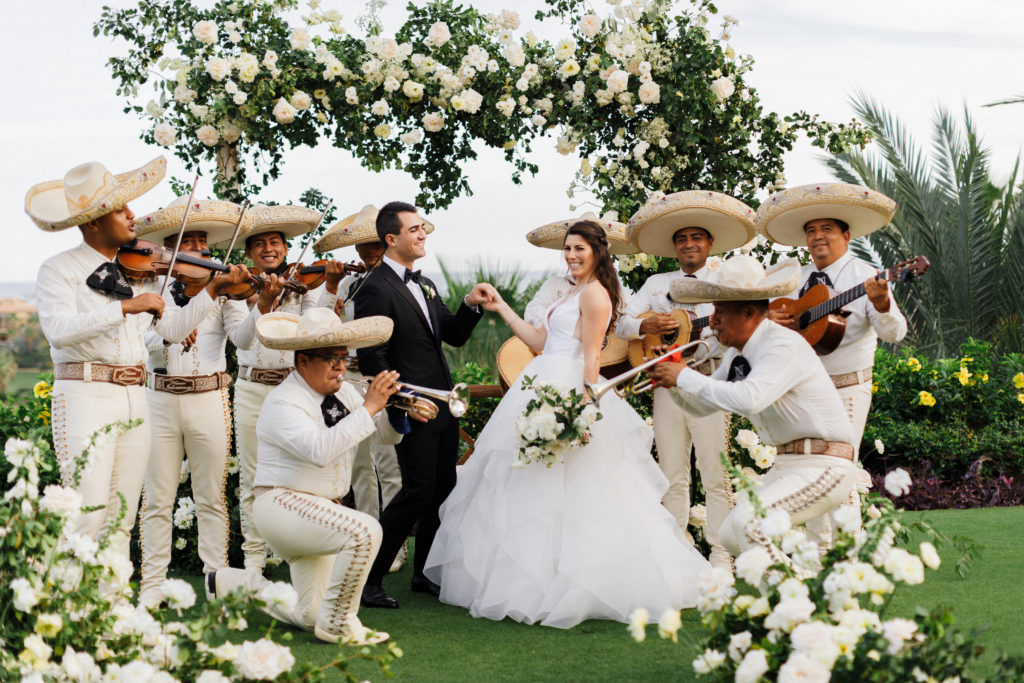 wedding music in the form of a mariachi band 