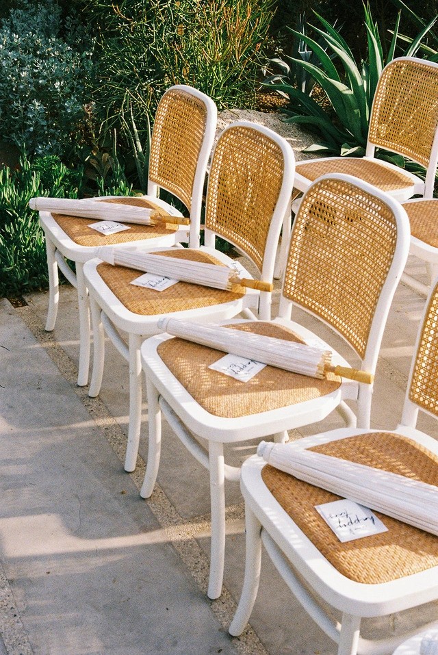 ceremonial seating for wedding guests